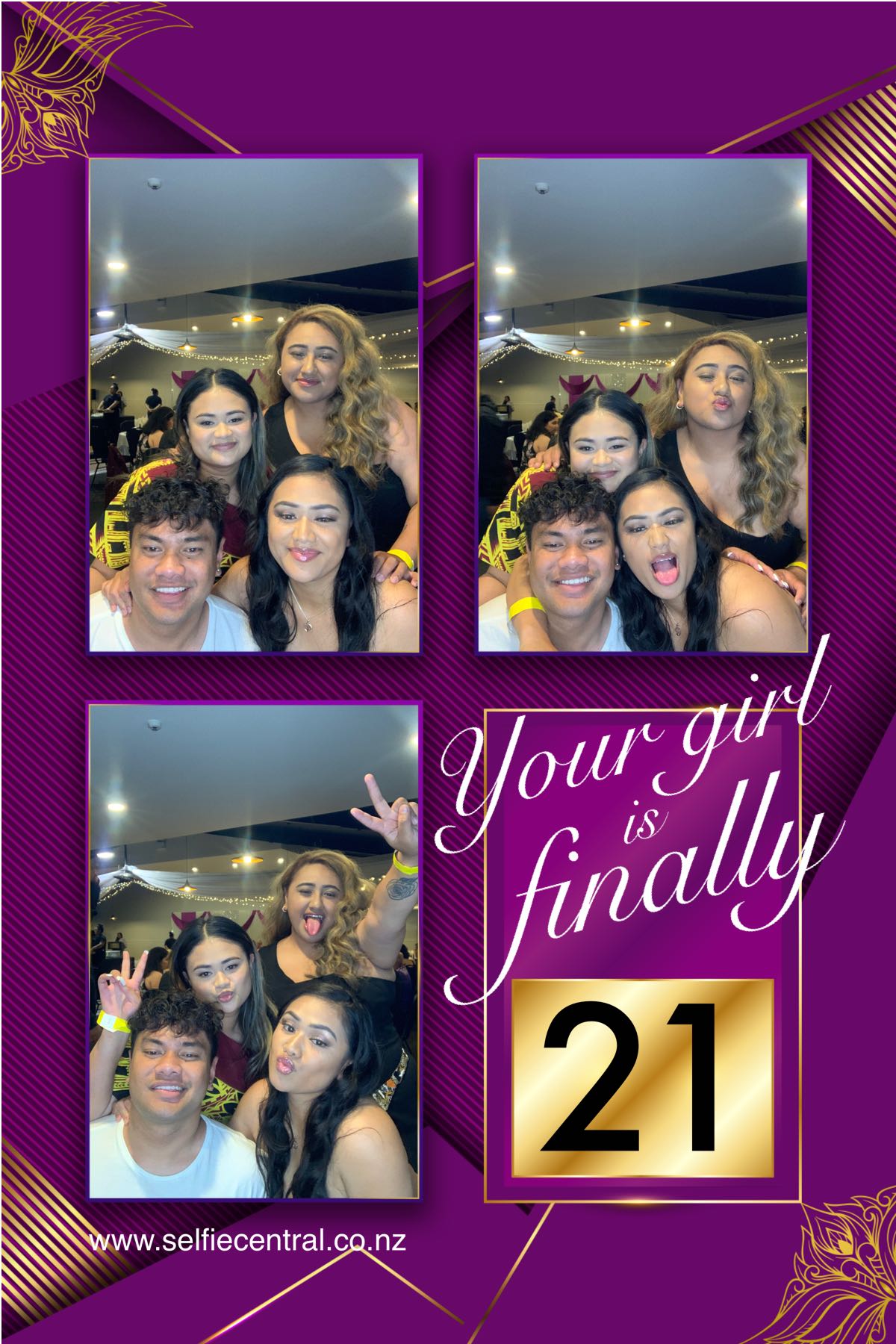 Your girl is finally 21 | View more photos from the event at gallery.photobooth.co.nz/u/SelfieCentral/Your-girl-is-finally-21